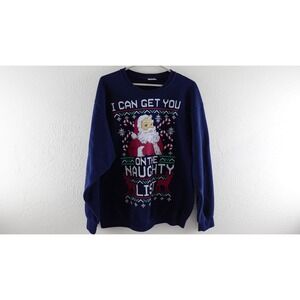 Men's Christmas Sweatshirt I Can Get You on The Naughty List Large 42 - 44